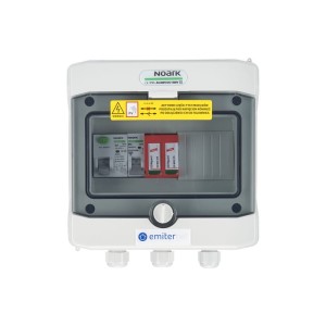 Rozdzielnica AC IP65 z ogranicznikiem przepięć AC Dehn typ 2, 16A 1-F, RCD typ A 40A/300mA | EM-264_AC