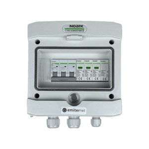 Rozdzielnica AC IP65 z ogranicznikiem przepięć AC Noark typ 1+2, 16A 3-F | EM-232N_AC